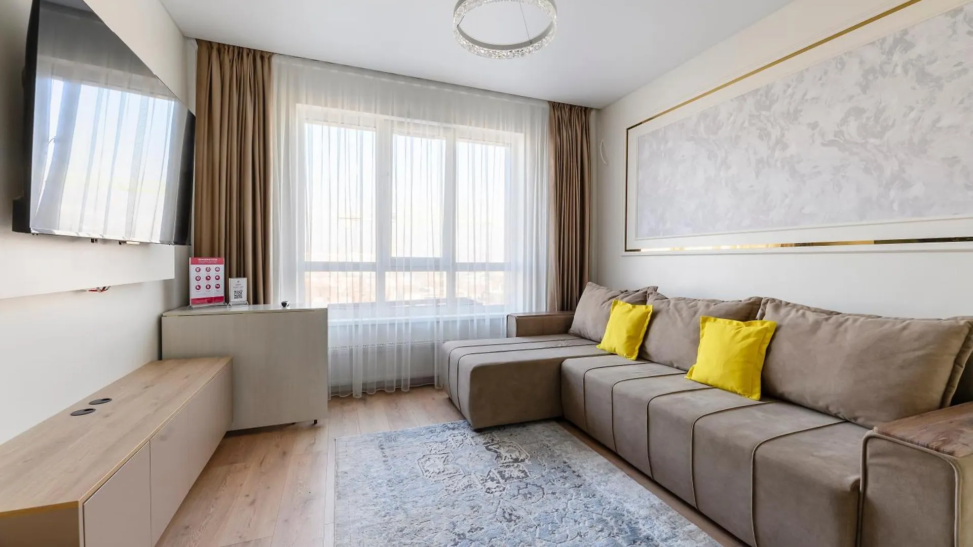 Apartment Стильная 2Х Комнатная Квартира В Жк Green City 122 Almaty